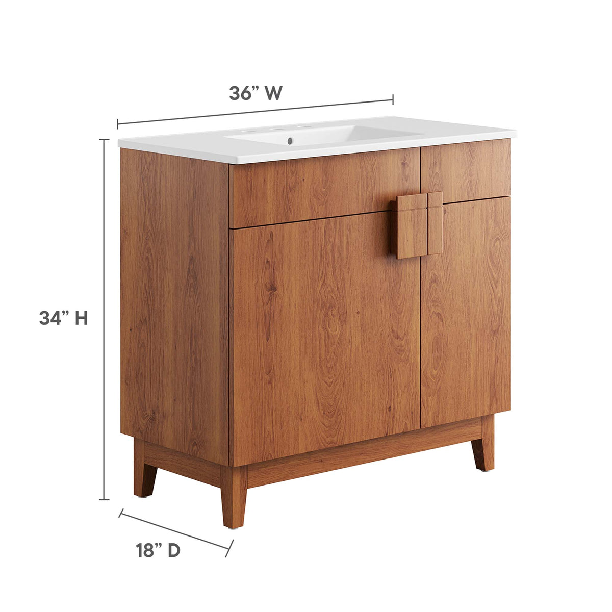 Miles Bathroom Vanity by Modway