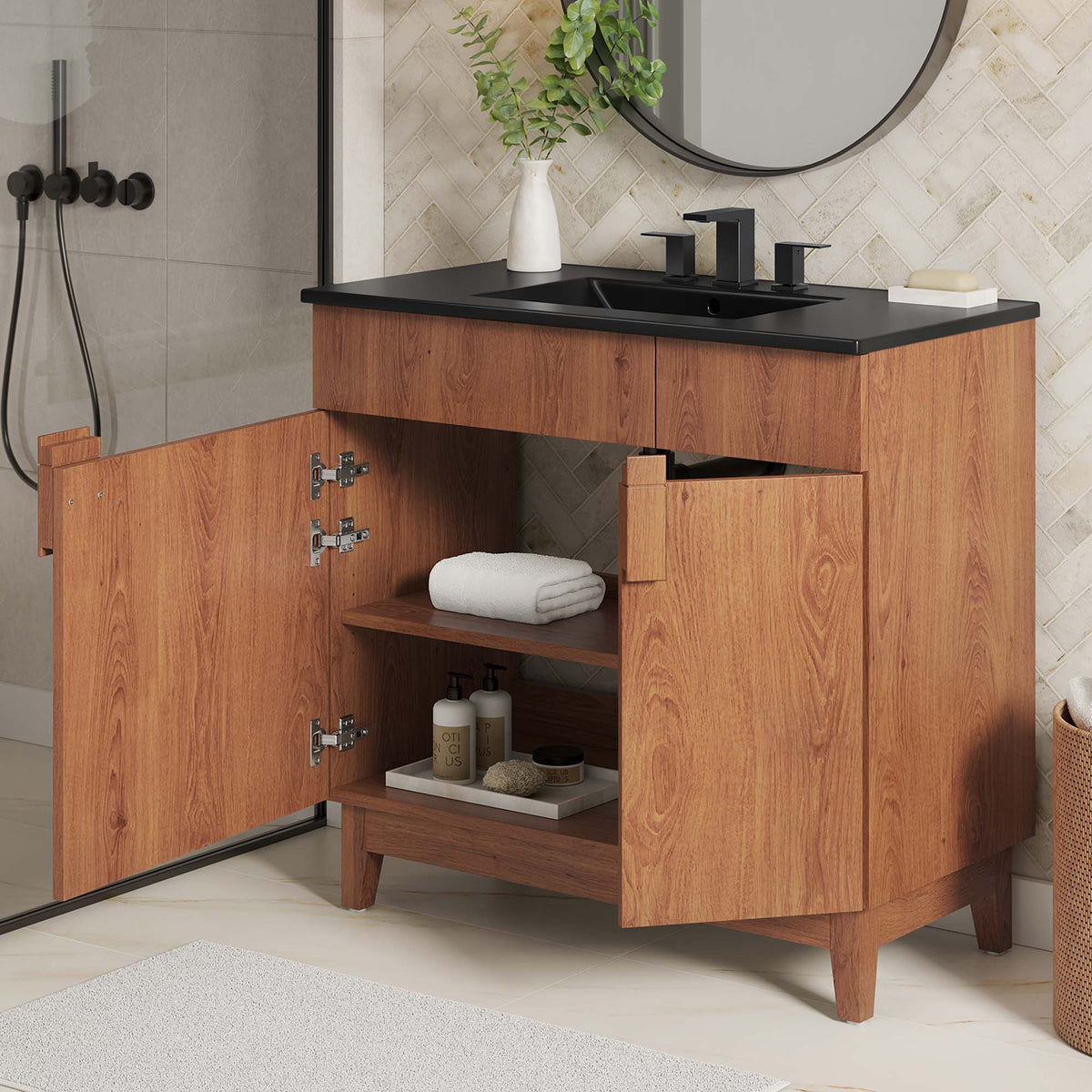 Miles Bathroom Vanity by Modway