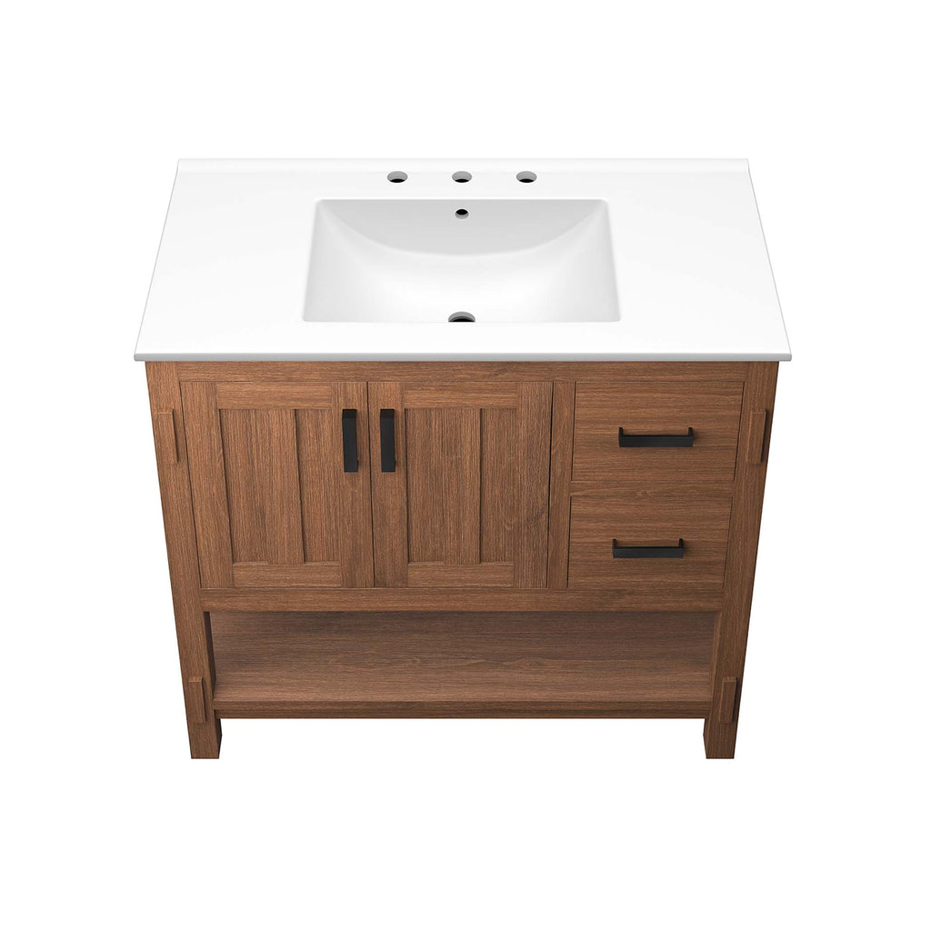 Ashlyn 36" Wood Bathroom Vanity by Modway