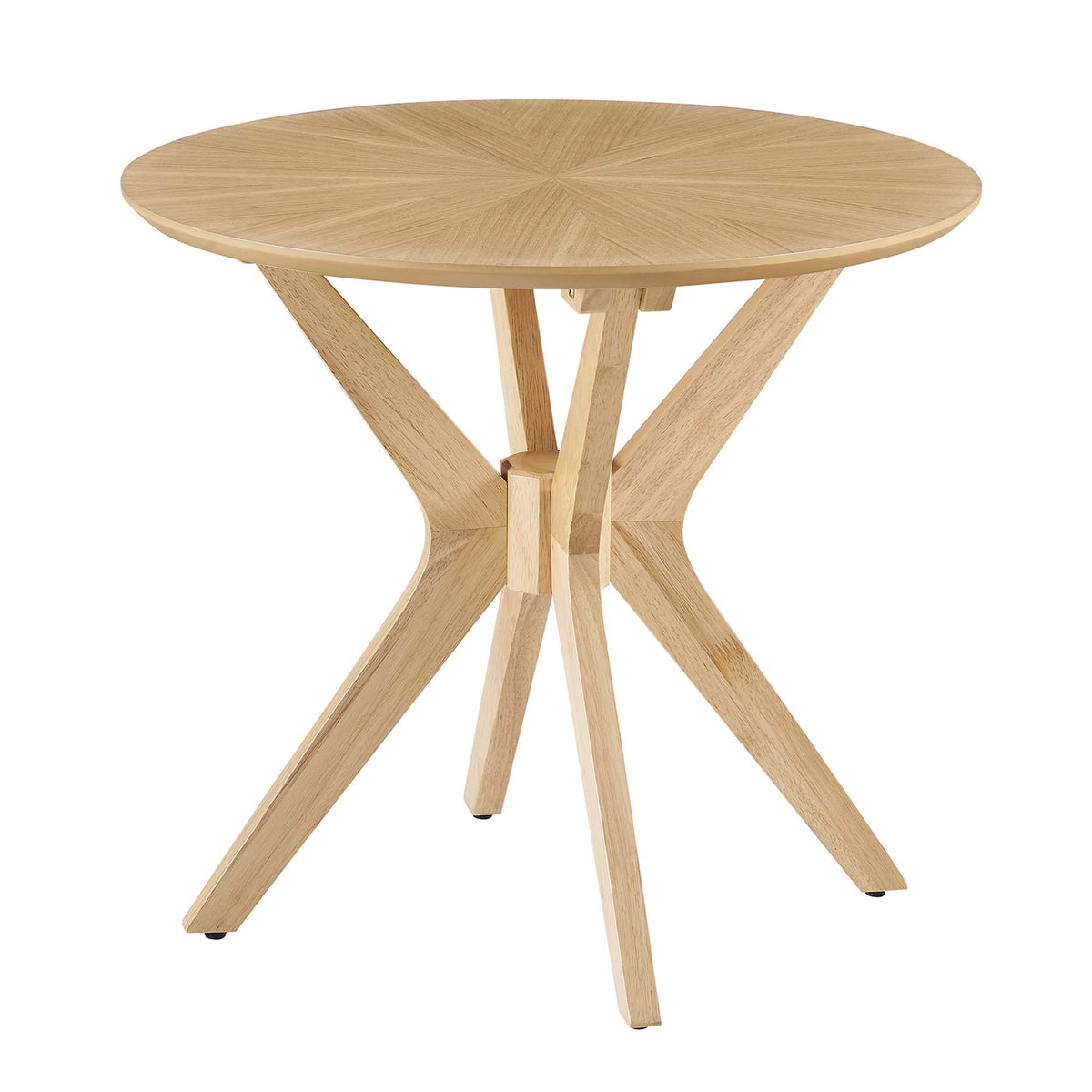 Crossroads 24" Round Wood Side Table by Modway
