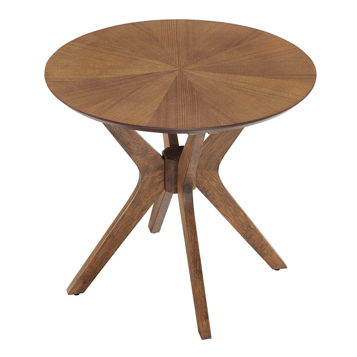 Crossroads 24" Round Wood Side Table by Modway