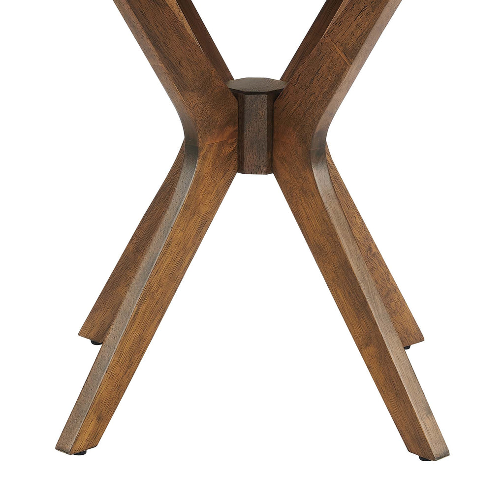 Crossroads 24" Round Wood Side Table by Modway