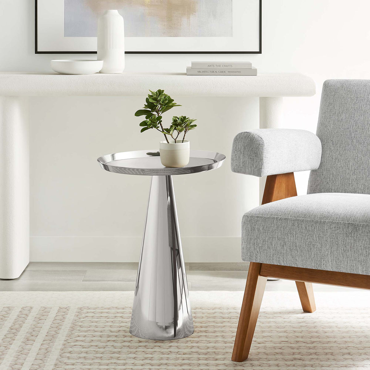 Maren Round Side Table by Modway