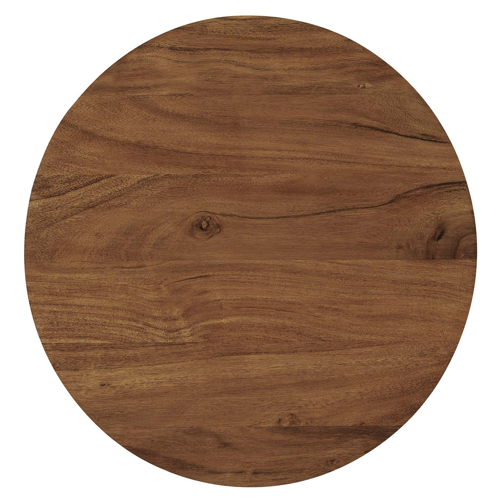 Viva Round Acacia Wood Side Table by Modway