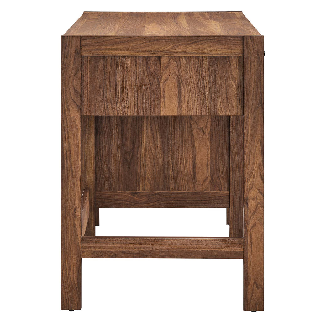 Capri Wood Grain Office Desk by Modway