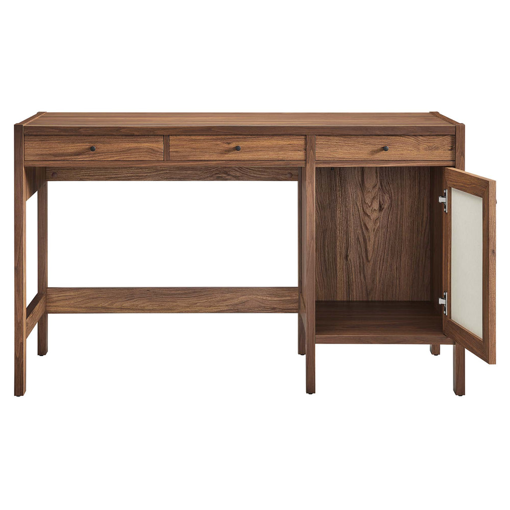 Capri Wood Grain Office Desk by Modway