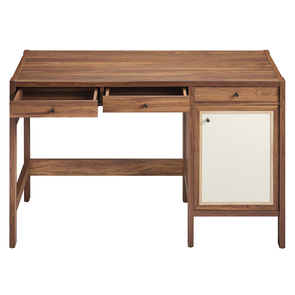 Capri Wood Grain Office Desk by Modway