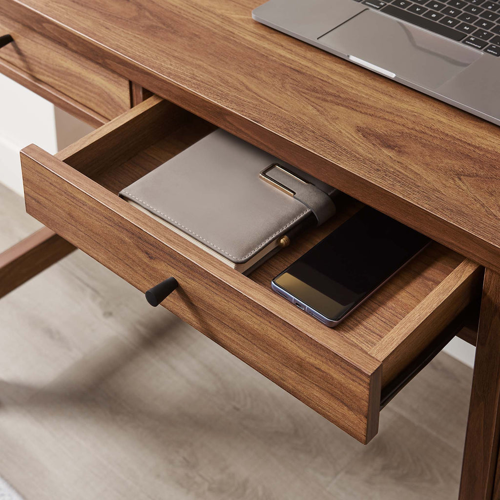 Capri Wood Grain Office Desk by Modway