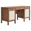 Capri Wood Grain Office Desk by Modway
