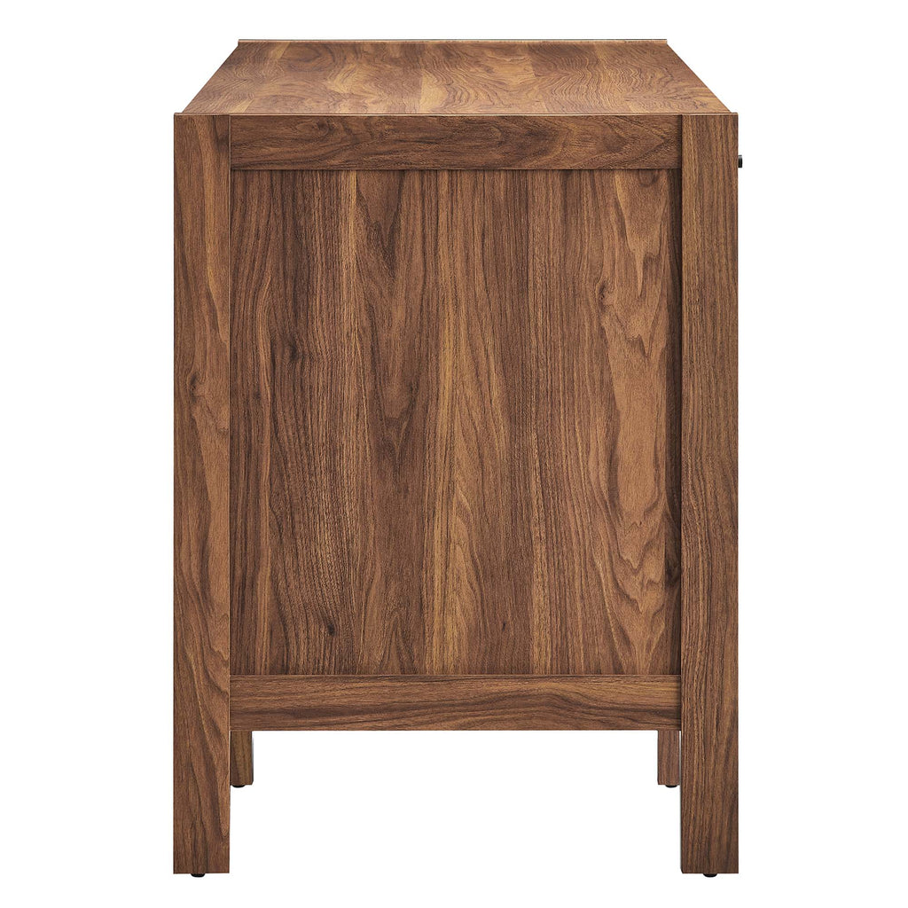 Capri Wood Grain Office Desk by Modway