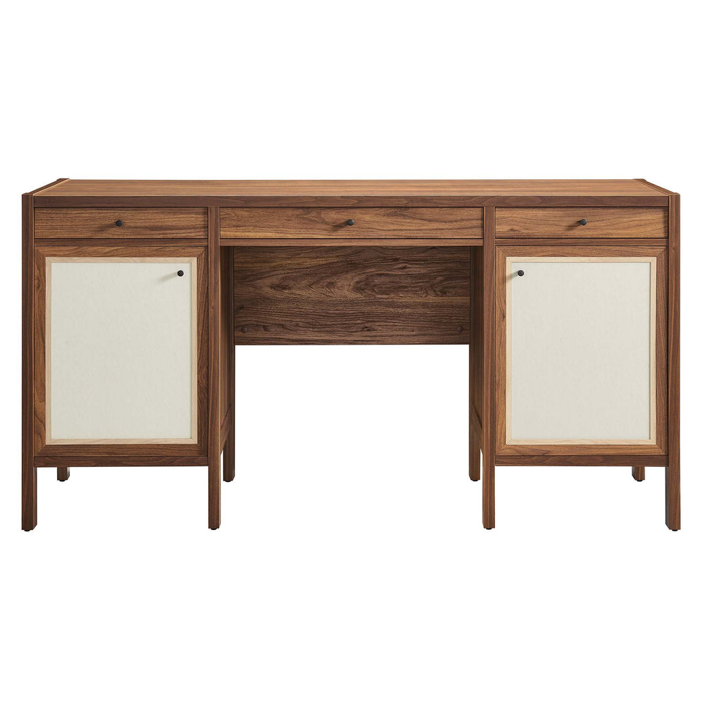 Capri Wood Grain Office Desk by Modway