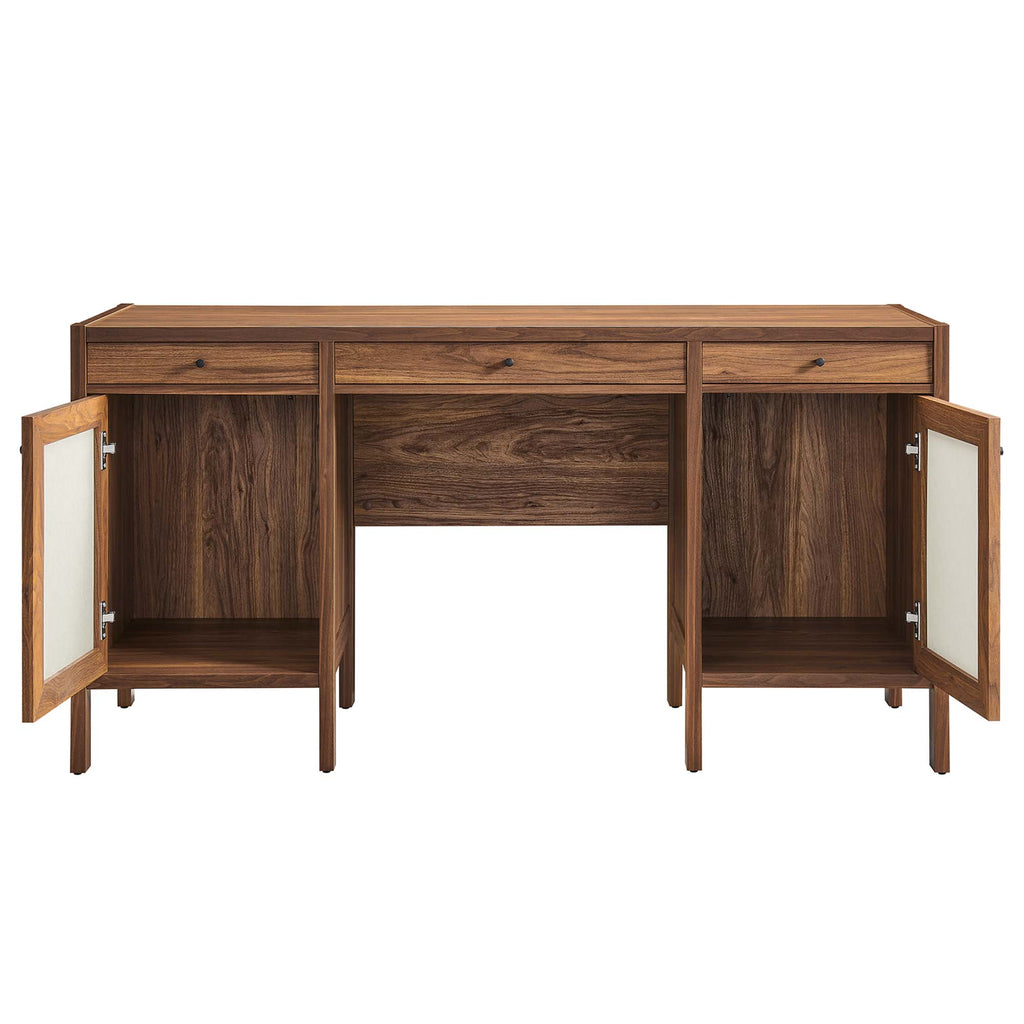 Capri Wood Grain Office Desk by Modway