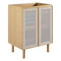 Calla Perforated Metal Bathroom Vanity Cabinet (Sink Basin Not Included) by Modway