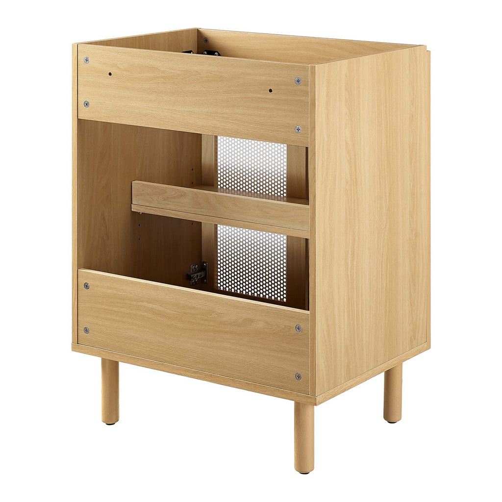 Calla Perforated Metal Bathroom Vanity Cabinet (Sink Basin Not Included) by Modway