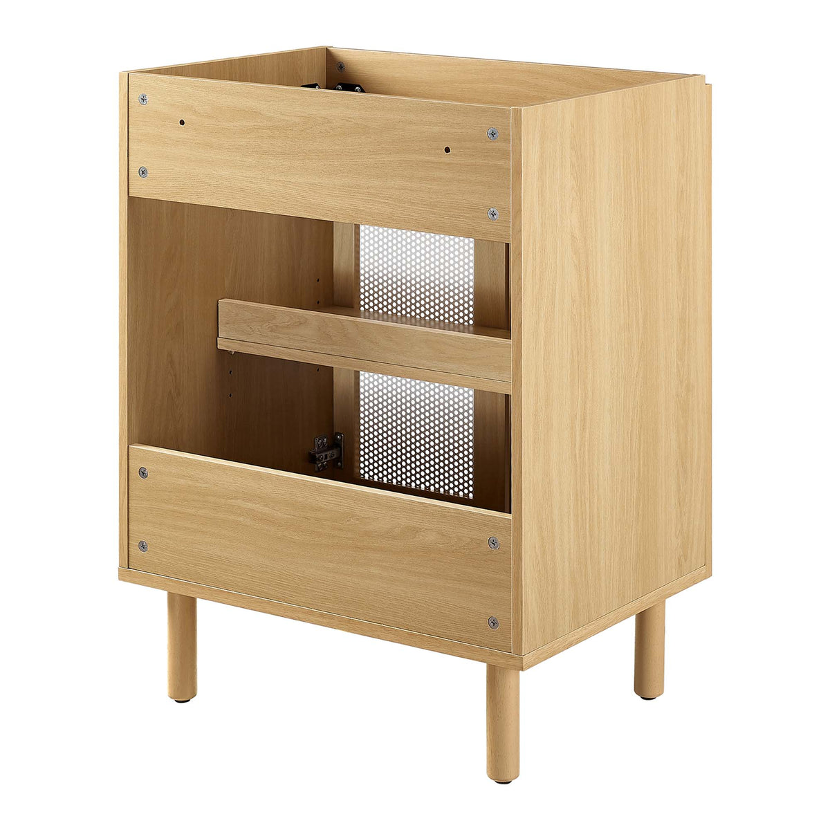 Calla Perforated Metal Bathroom Vanity Cabinet (Sink Basin Not Included) by Modway