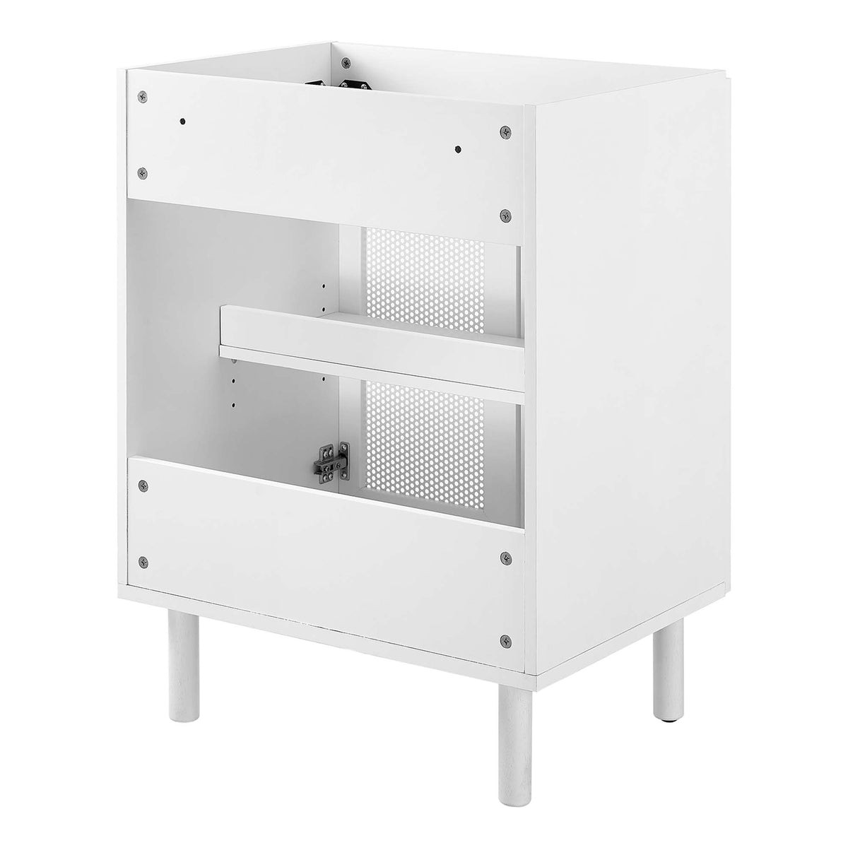 Calla Perforated Metal Bathroom Vanity Cabinet (Sink Basin Not Included) by Modway