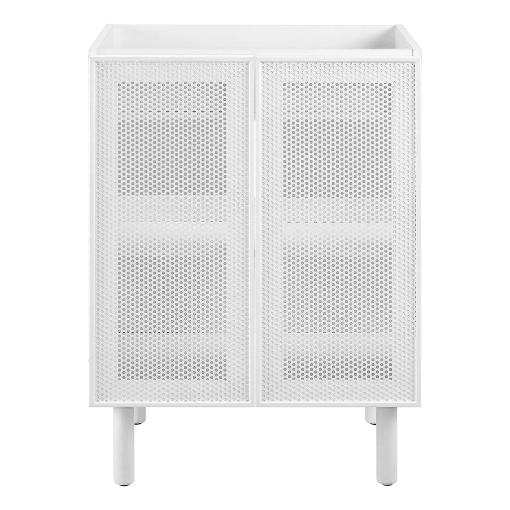 Calla Perforated Metal Bathroom Vanity Cabinet (Sink Basin Not Included) by Modway