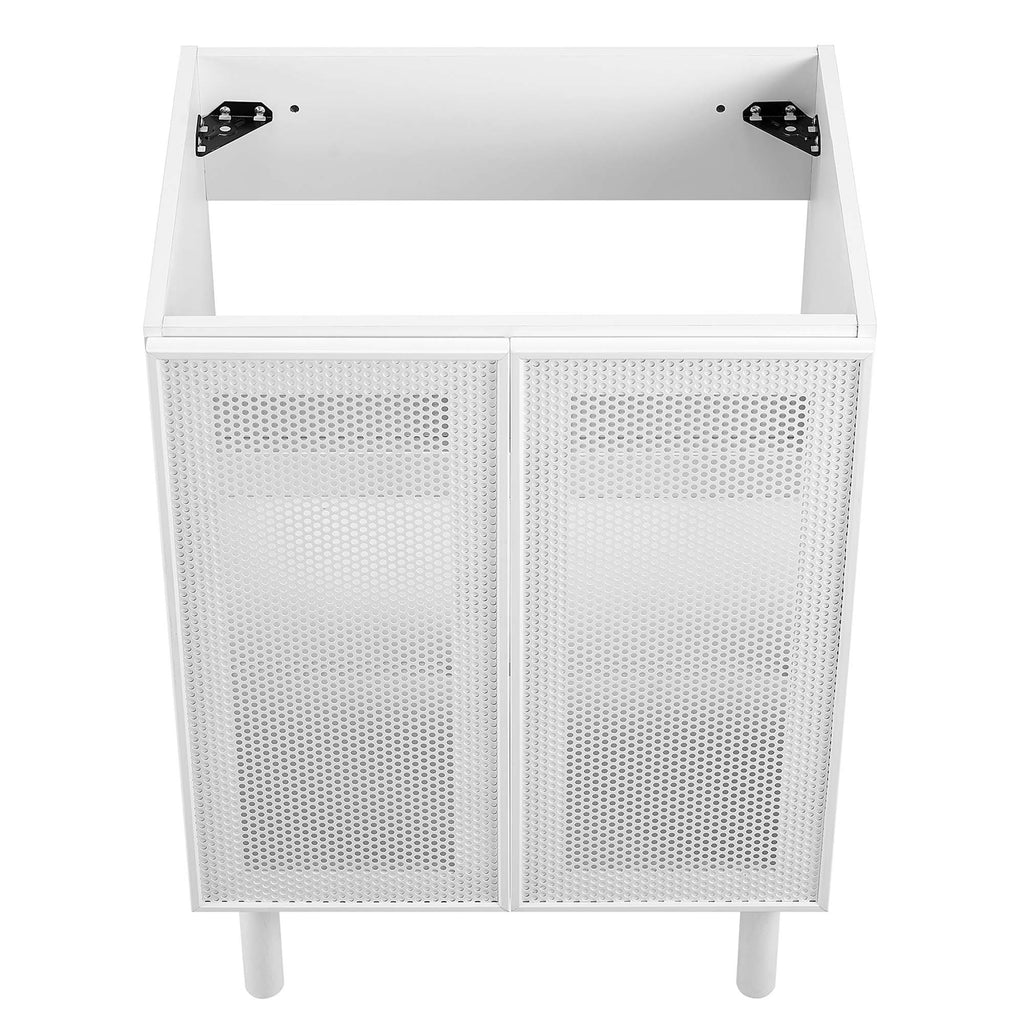 Calla Perforated Metal Bathroom Vanity Cabinet (Sink Basin Not Included) by Modway
