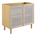 Calla Perforated Metal Bathroom Vanity Cabinet (Sink Basin Not Included) by Modway