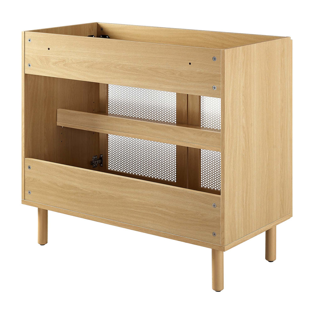 Calla Perforated Metal Bathroom Vanity Cabinet (Sink Basin Not Included) by Modway