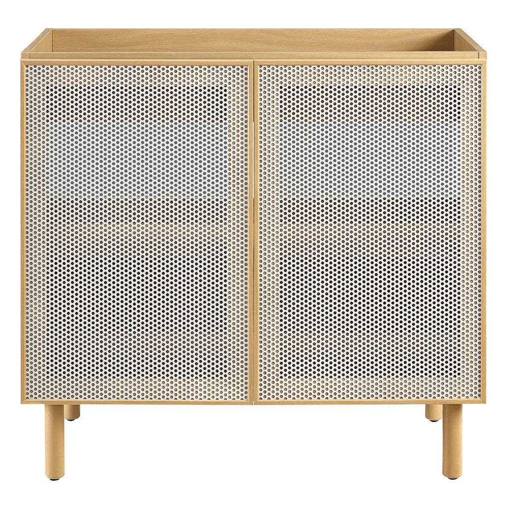 Calla Perforated Metal Bathroom Vanity Cabinet (Sink Basin Not Included) by Modway
