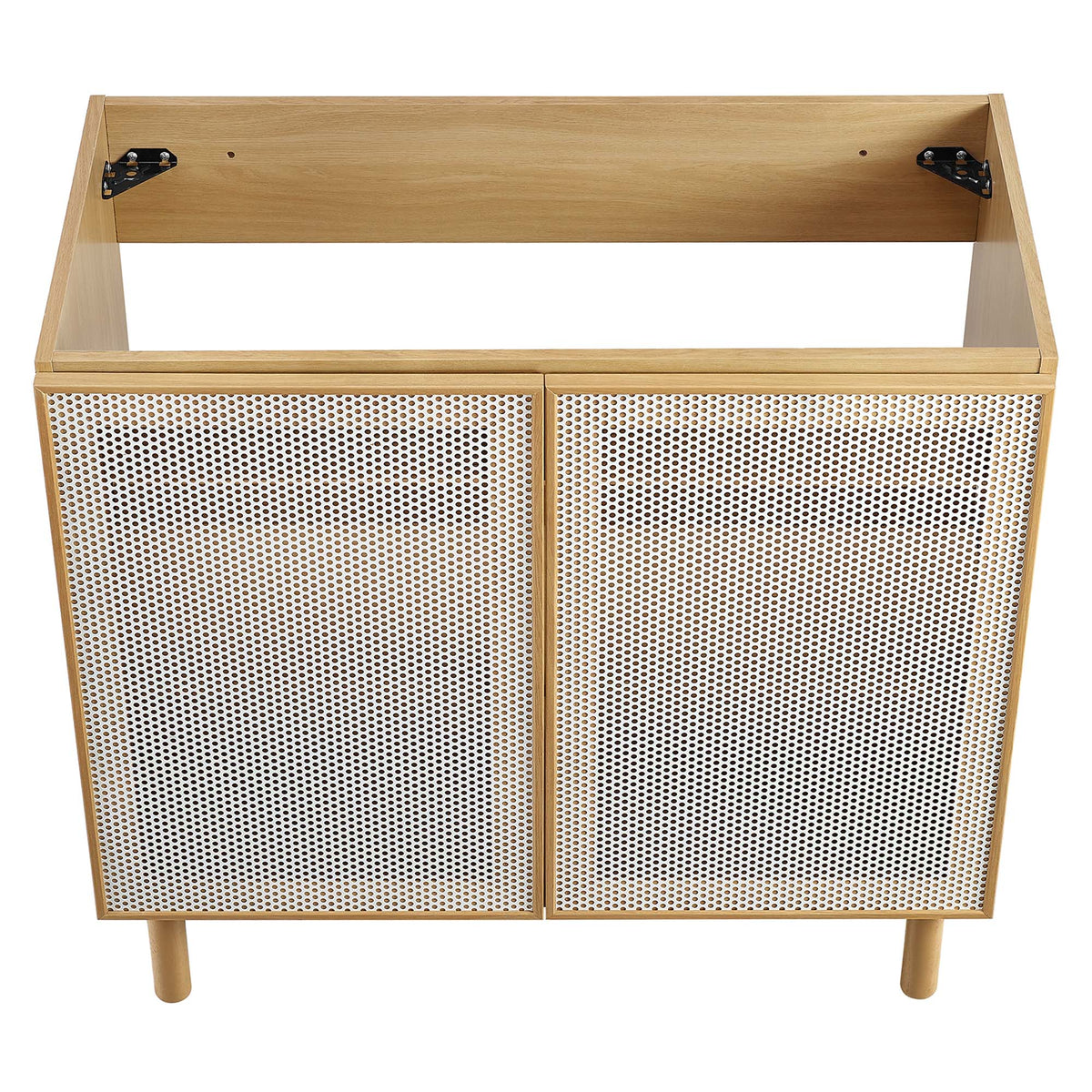 Calla Perforated Metal Bathroom Vanity Cabinet (Sink Basin Not Included) by Modway