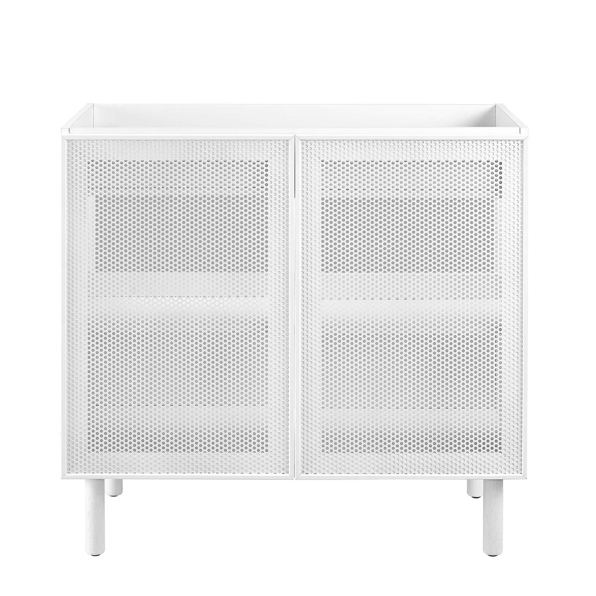 Calla Perforated Metal Bathroom Vanity Cabinet (Sink Basin Not Included) by Modway