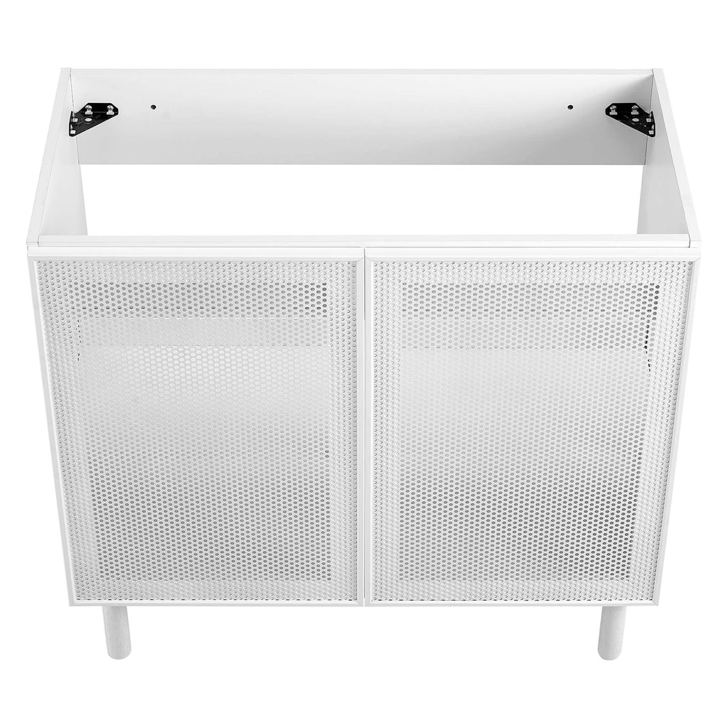 Calla Perforated Metal Bathroom Vanity Cabinet (Sink Basin Not Included) by Modway