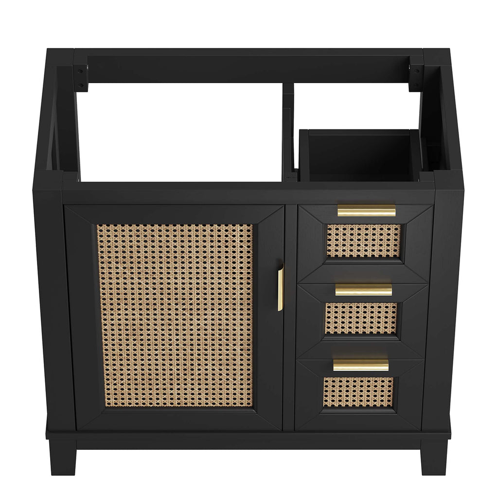 Dixie Solid Wood Bathroom Vanity Cabinet (Sink Basin Not Included) by Modway