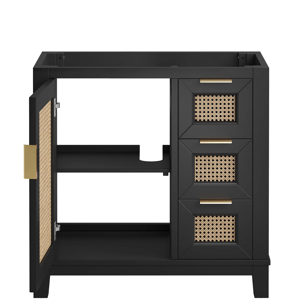 Dixie Solid Wood Bathroom Vanity Cabinet (Sink Basin Not Included) by Modway
