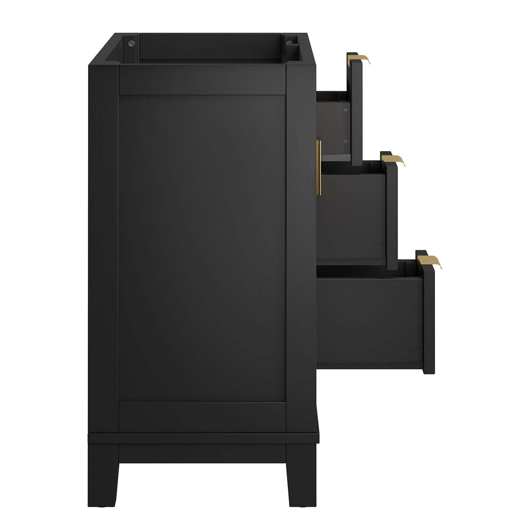 Dixie Solid Wood Bathroom Vanity Cabinet (Sink Basin Not Included) by Modway