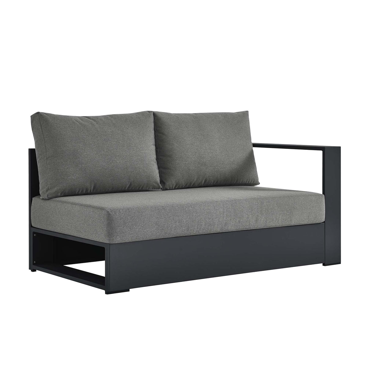 Tahoe Outdoor Patio Powder-Coated Aluminum Modular Right-Facing Loveseat by Modway