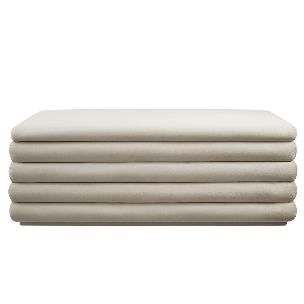 Mezzo Upholstered Performance Velvet Storage Bench by Modway