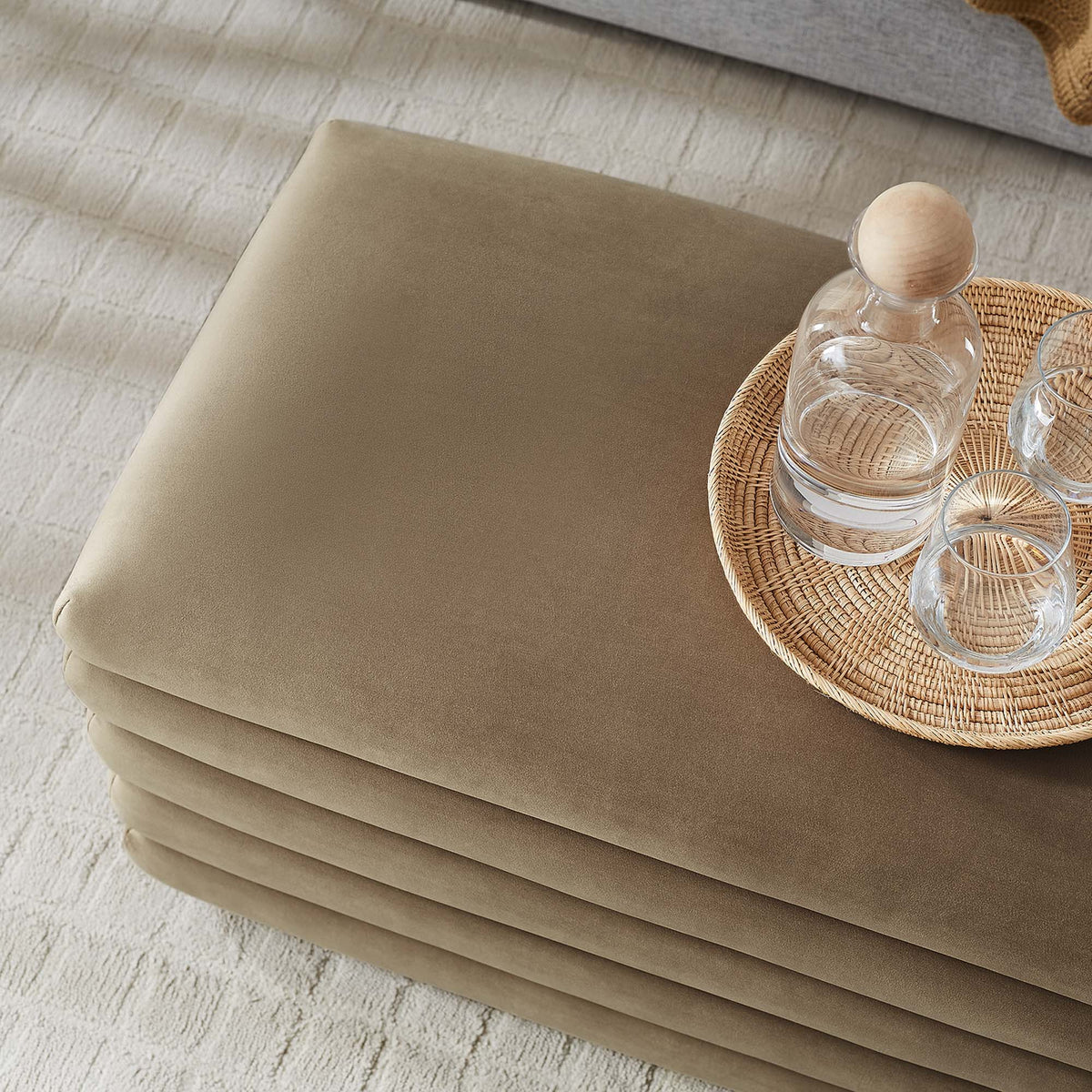 Mezzo Upholstered Performance Velvet Storage Bench by Modway