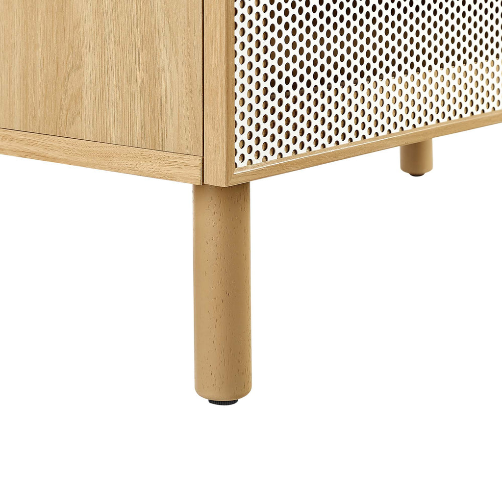 Calla Perforated Metal Bathroom Vanity by Modway