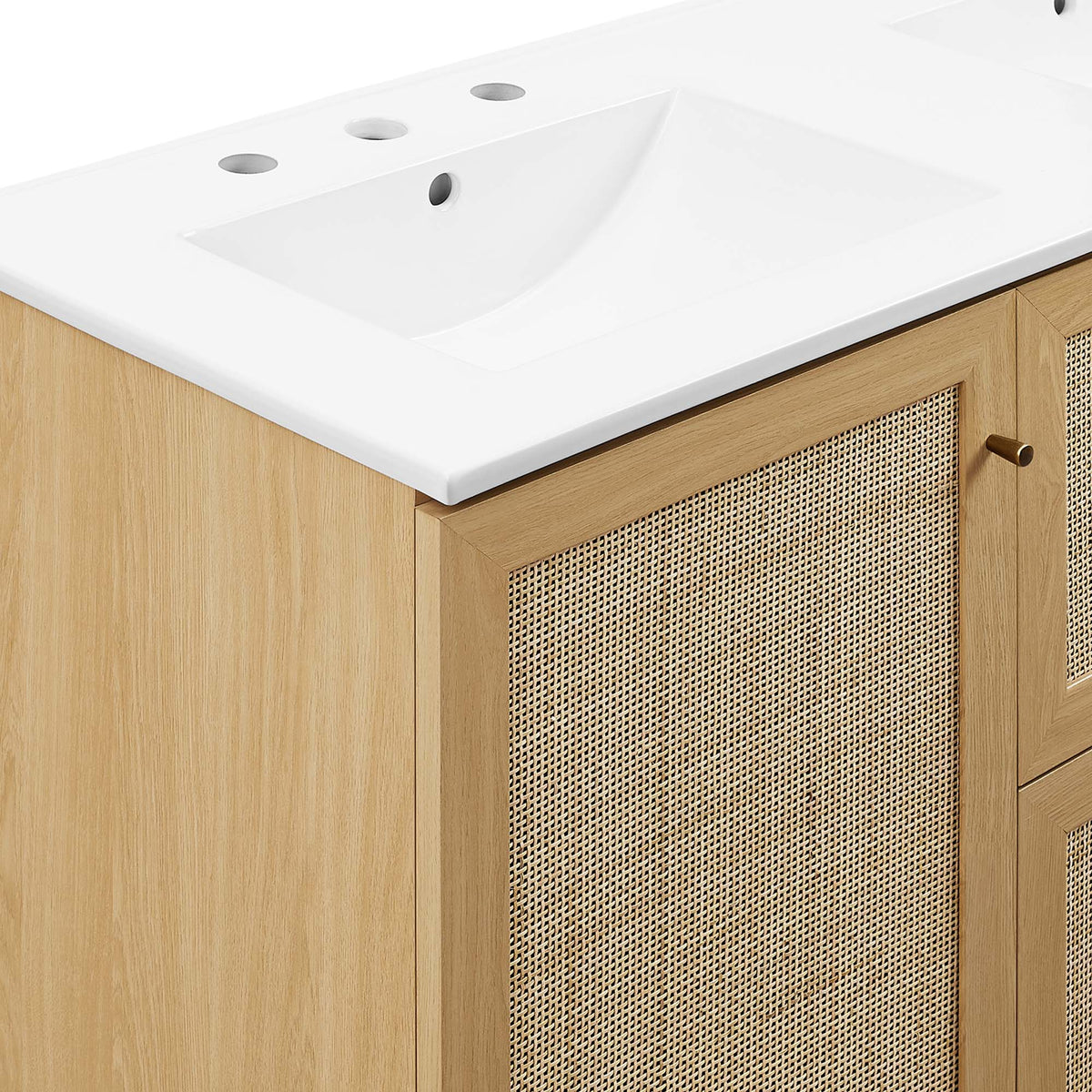 Soma 48" Double Sink Bathroom Vanity by Modway