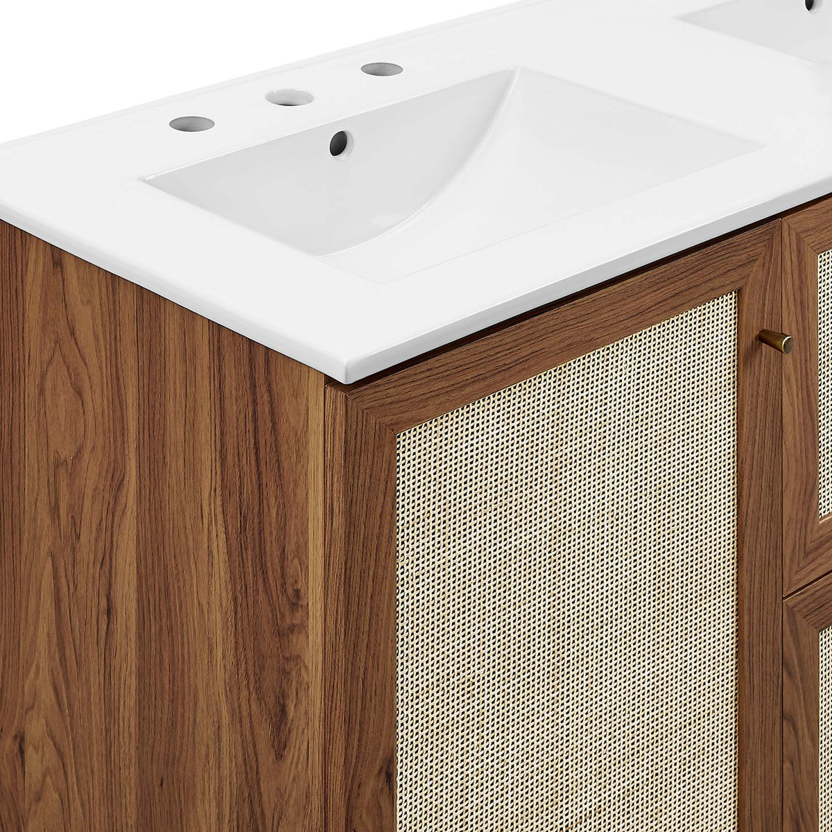 Soma 48" Double Sink Bathroom Vanity by Modway
