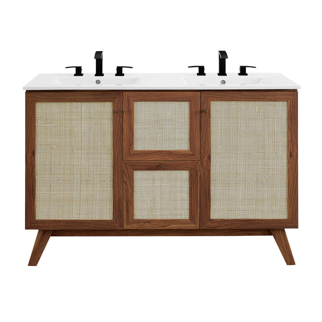 Soma 48" Double Sink Bathroom Vanity by Modway