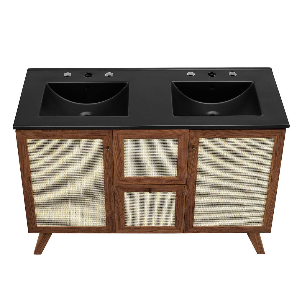 Soma 48" Double Sink Bathroom Vanity by Modway