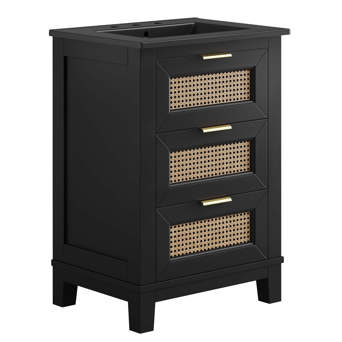 Dixie Solid Wood Bathroom Vanity Cabinet by Modway