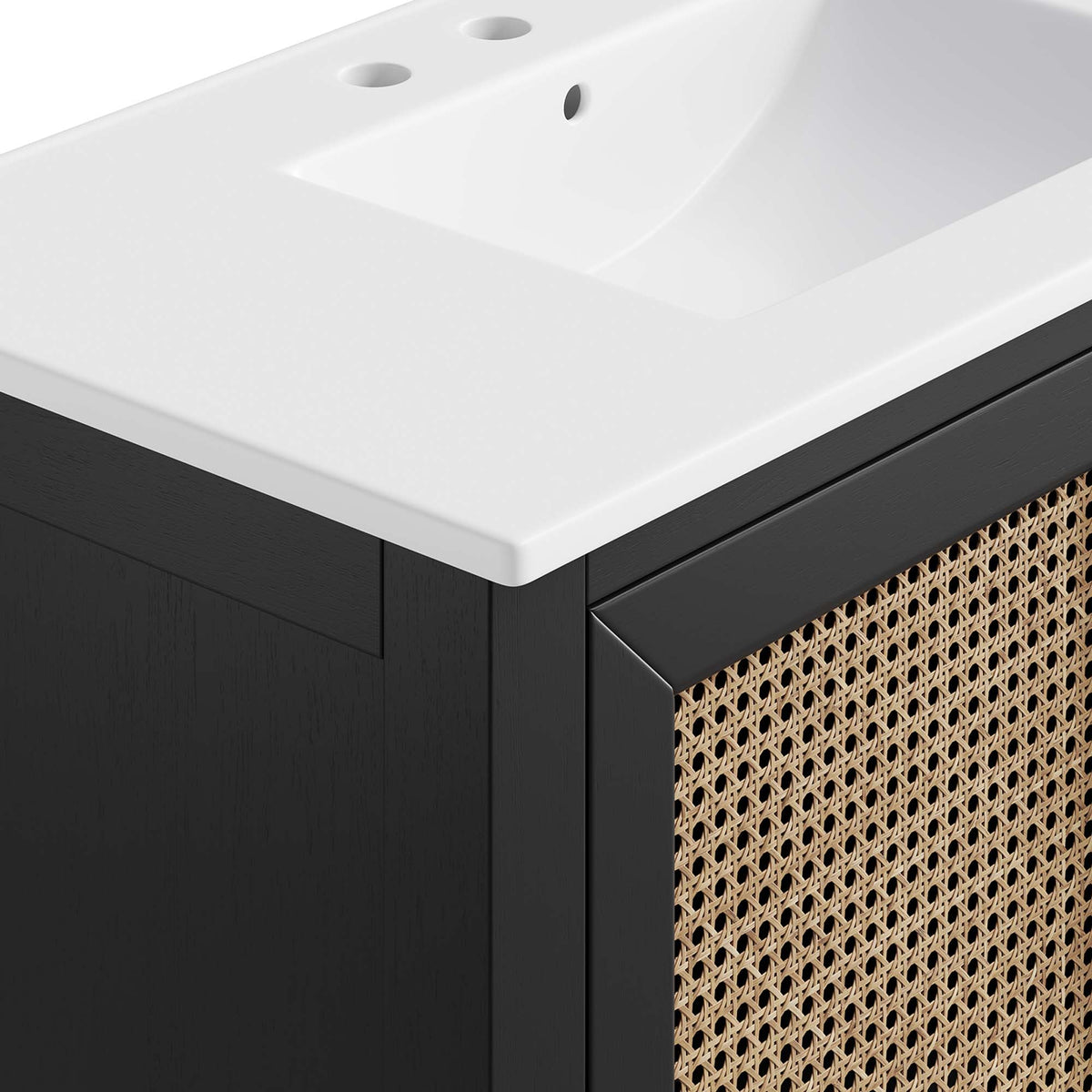 Dixie Solid Wood Bathroom Vanity Cabinet by Modway