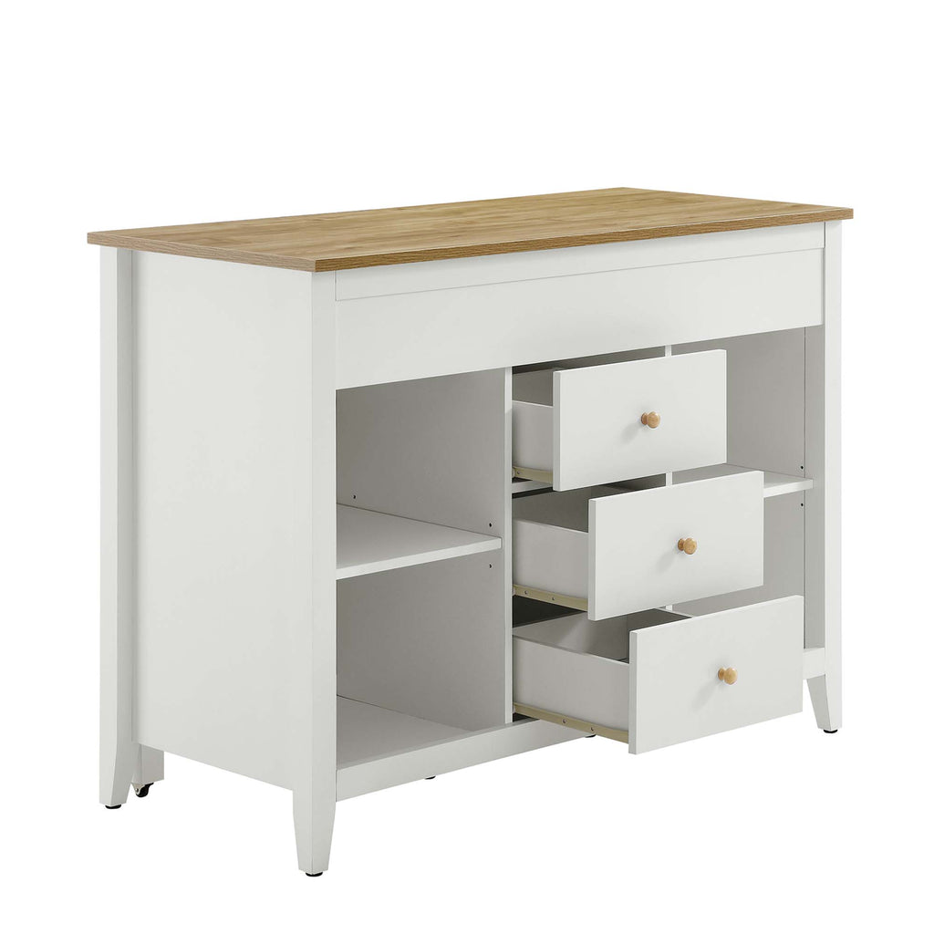 Farmstead Kitchen Island by Modway