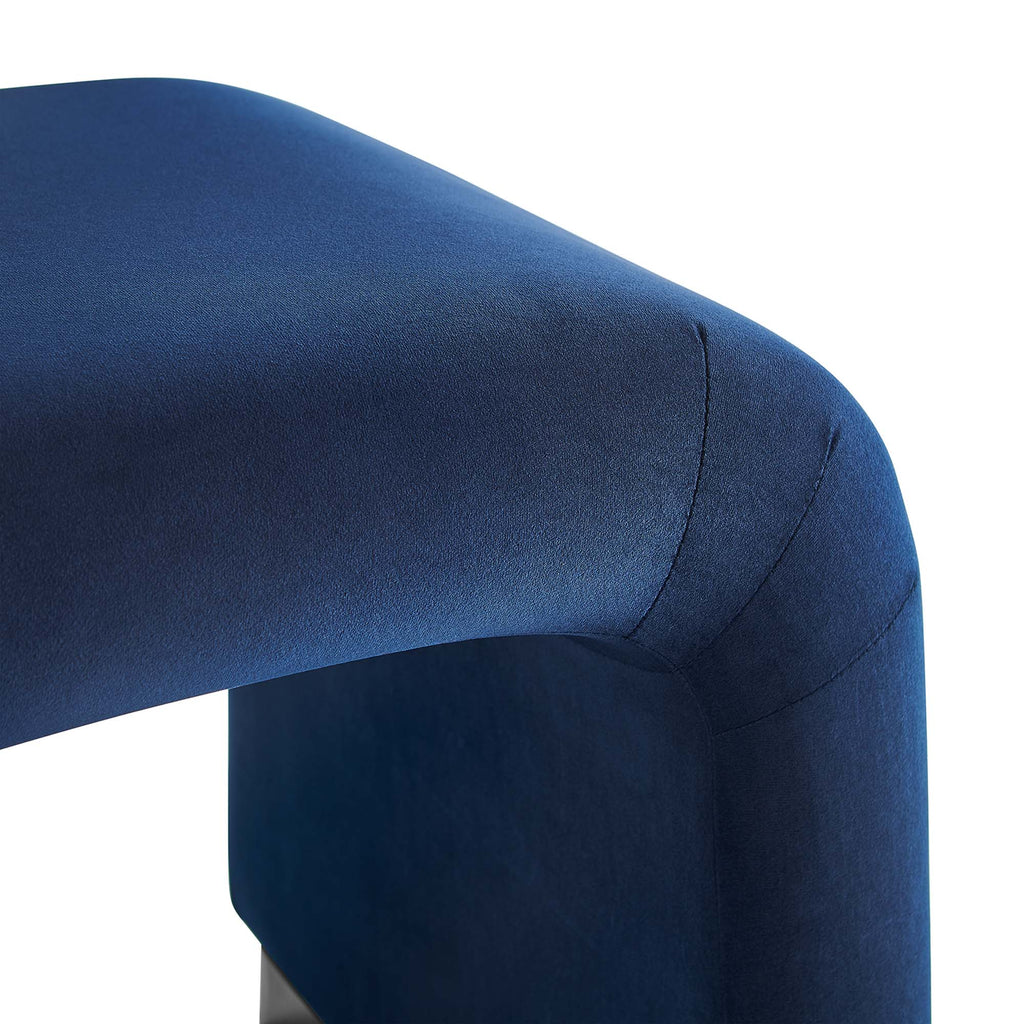 Koda Performance Velvet Waterfall Stool by Modway