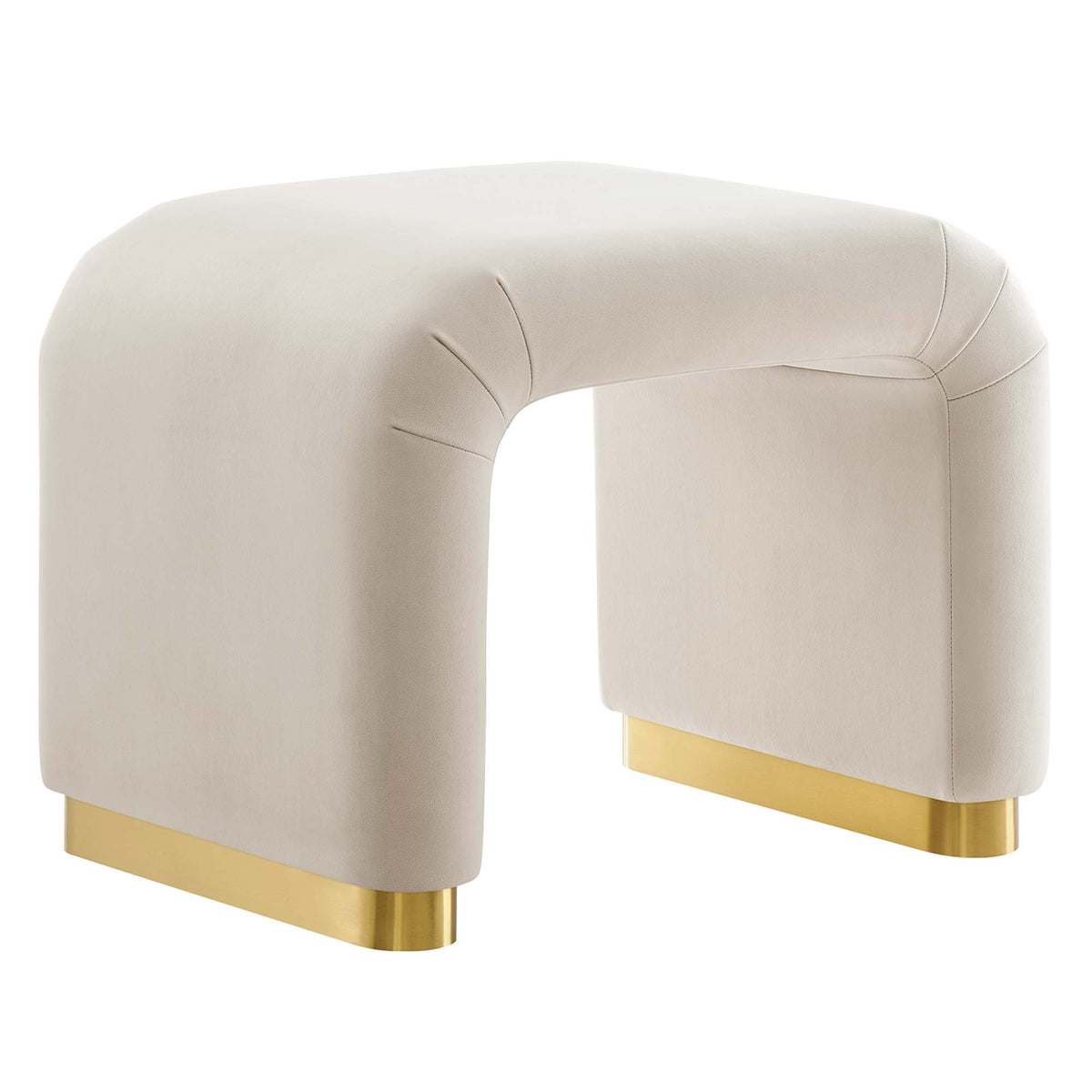 Koda Performance Velvet Waterfall Stool by Modway