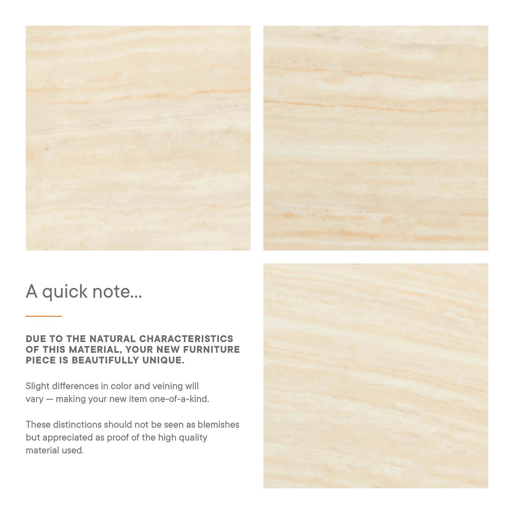 Lippa 60" Oval Faux Travertine Dining Table by Modway