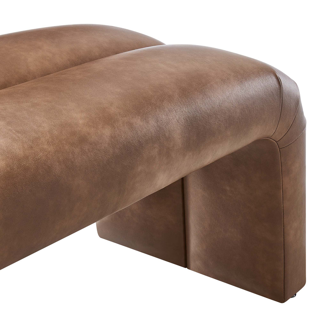 Dax 50.5" Vegan Leather Upholstered Accent Bench by Modway