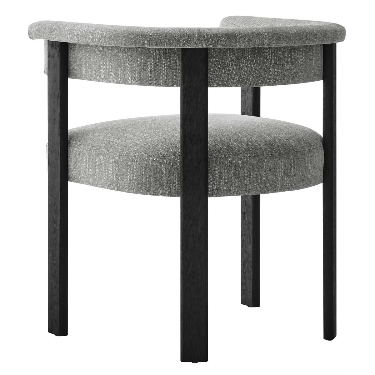 Imogen Fabric Upholstered Barrel Dining Chairs Set of 2 by Modway