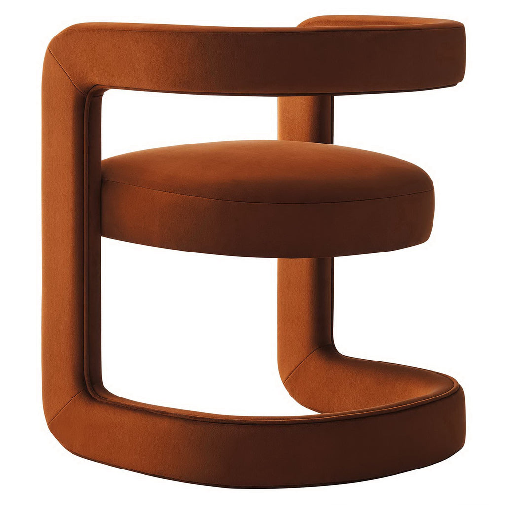 Winslow Performance Velvet Barrel Accent Chair by Modway