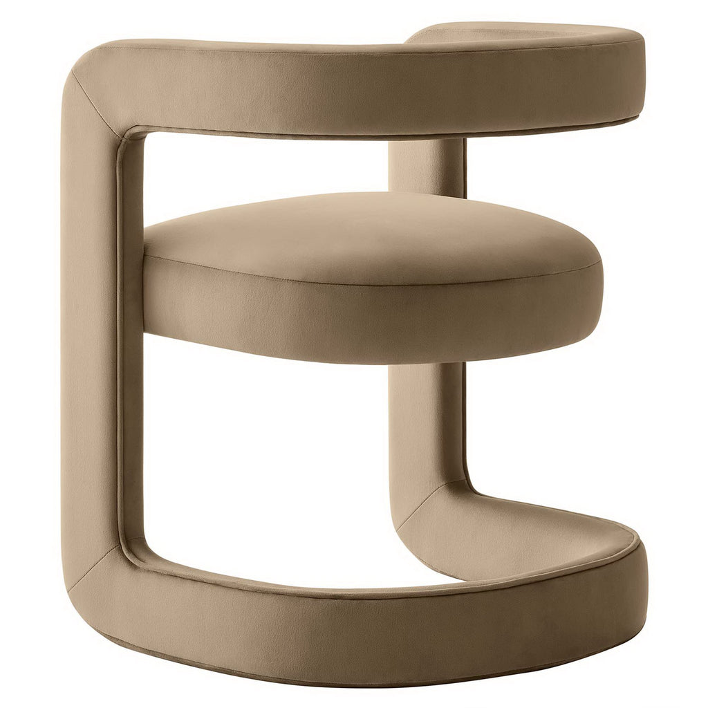 Winslow Performance Velvet Barrel Accent Chair by Modway