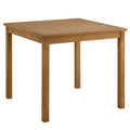 Vienna Square Outdoor Patio Teak Wood Dining Table by Modway